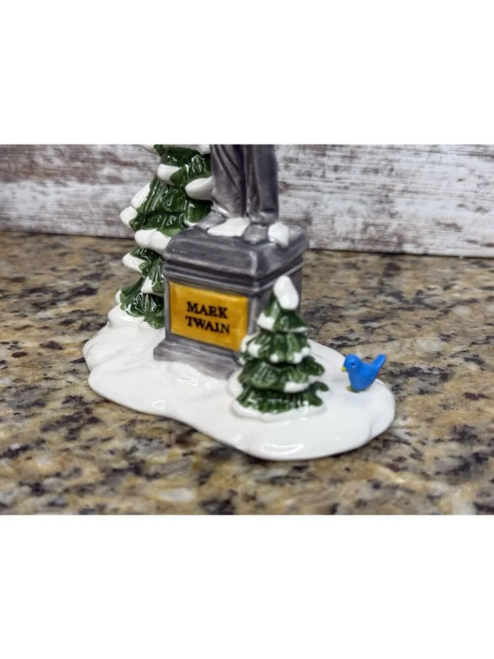 Department 56 The Original Snow Village Statue Of Mark Twain #5173-0